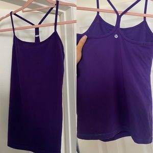 Lululemon Purple Power Y Tank